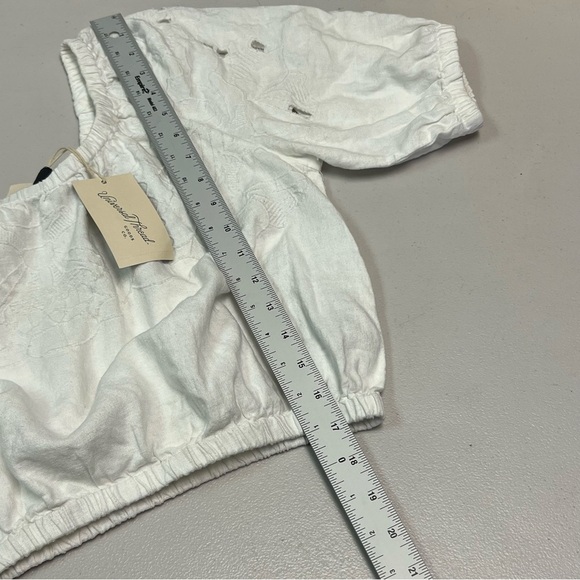 Universal Thread White Embroidered Women's Crop Top Size XS - Picture 10 of 11